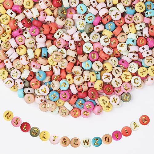 Vicloon Buchstabenperlen für Armbänder, 1200 Stück Perlen mit Buchstaben Set, 7mm Bunte A-Z Acrylperlen Buchstabenperlen, Acryl Rund Buchstabenperlen für Selber Machen Armbänder Charm Kit Vicloon Buchstabenperlen für Armbänder, 1200 Stück Perlen mit Buchstaben Set, 7mm Bunte A-Z Acrylperlen Buchstabenperlen, Acryl Rund Buchstabenperlen für Selber Machen Armbänder Charm Kit von Vicloon
