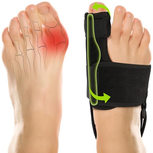 Bunion Corrector für Frauen und Männer: Orthopädische Ballenzwinge - Großzehenrichter - Nicht-chirurgische Korrektur des Hallux Valgus für Tages-/Nachtstütze (2 Stück) von Vicorrect