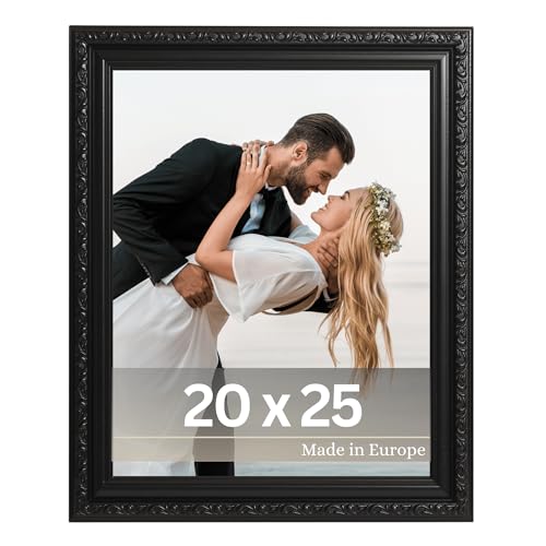 VictoR antiker - kunstvoller Fotorahmen „Chagall“ in Schwarz - 20x25 cm Deko Bilderrahmen Vintage - geeignet für Urkunden - Bilderrahmen Schwarz 20x25 - Barock VictoR antiker - kunstvoller Fotorahmen „Chagall“ in Schwarz - 20x25 cm Deko Bilderrahmen Vintage - geeignet für Urkunden - Bilderrahmen Schwarz 20x25 - Barock von VictoR