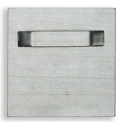 Victor Aluminium Aufhängeblech selbstklebend - 70 x 70mm zum aufhängen für bilder - Bildaufhänger Haftblech Wandhalterung - Spiegelhalterung - Aufhänger von VictoR