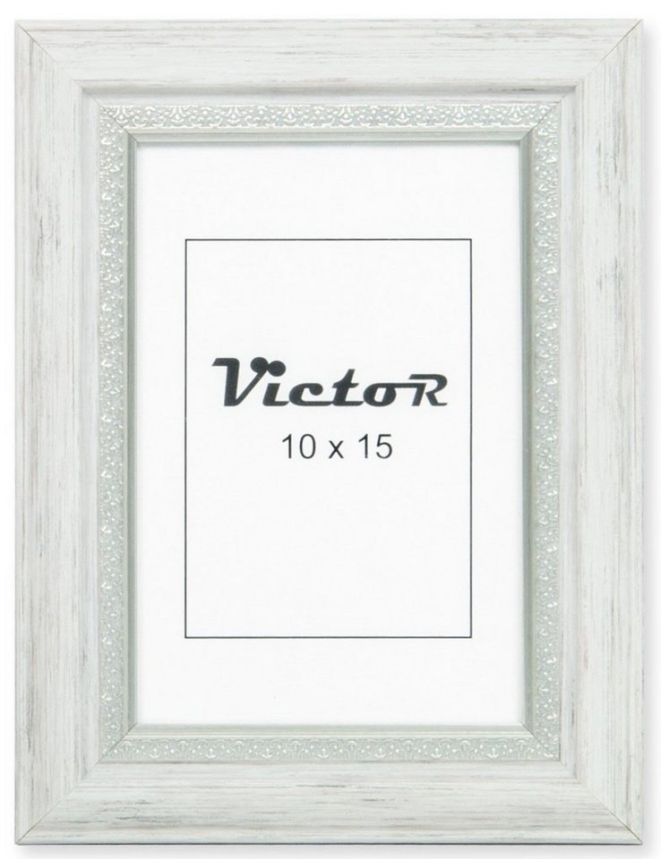 Victor (Zenith) Bilderrahmen Boho, Bilderrahmen Weiß 10x15 cm (A6), Bilderrahmen Vintage, Landhaus von Victor (Zenith)