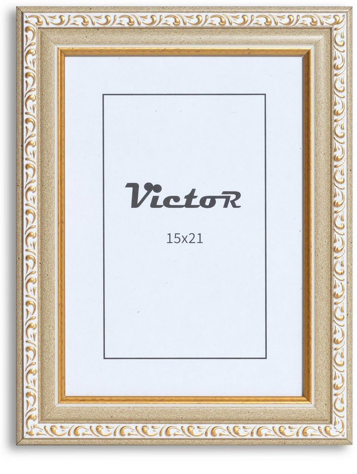 Victor (Zenith) Bilderrahmen Chagall, Antiker Bilderrahmen Beige Gold 15x21 cm A5, Bilderrahmen Barock von Victor (Zenith)