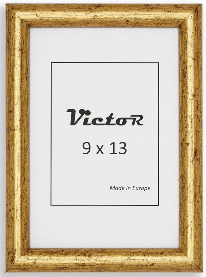 Victor (Zenith) Bilderrahmen Bilderrahmen \"David\" - Farbe: Gold - Größe: 9 x 13 cm, Bilderrahmen Gold 9x13 cm, Bilderrahmen Art Deco von Victor (Zenith)