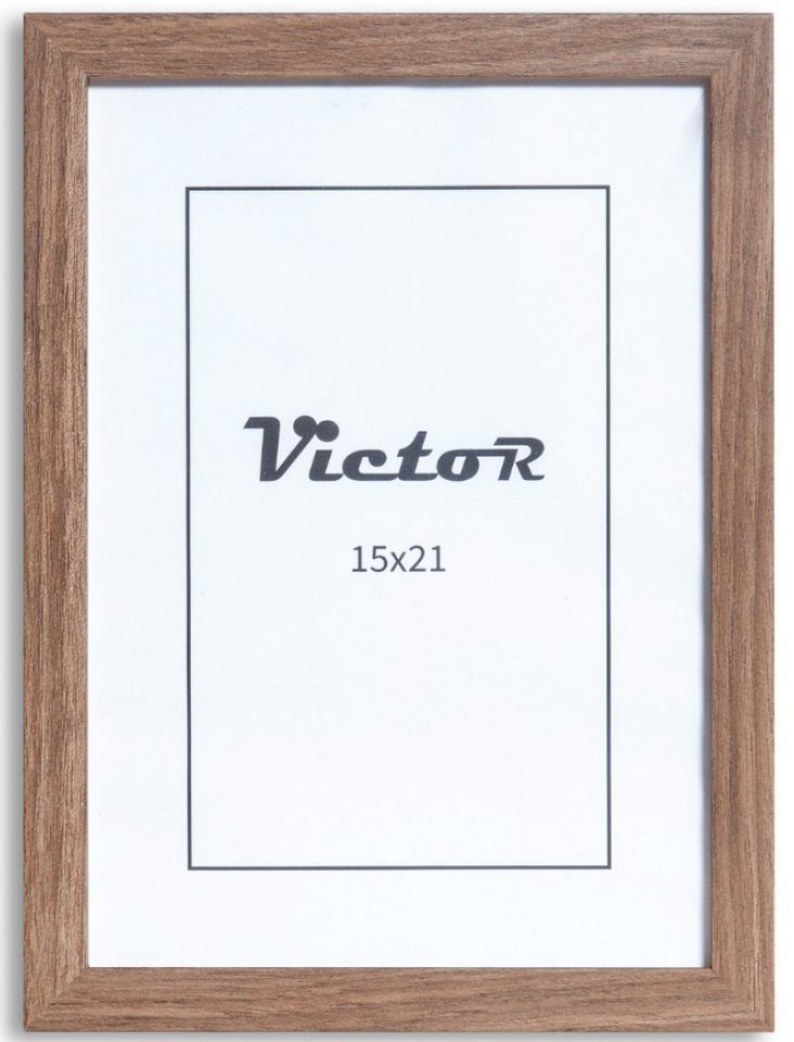 Victor (Zenith) Bilderrahmen Bilderrahmen \"Klee\" - Farbe: Braun - Größe: 15 x 21 cm, Bilderrahmen Braun 15x21 cm (A5), Bilderrahmen Modern von Victor (Zenith)