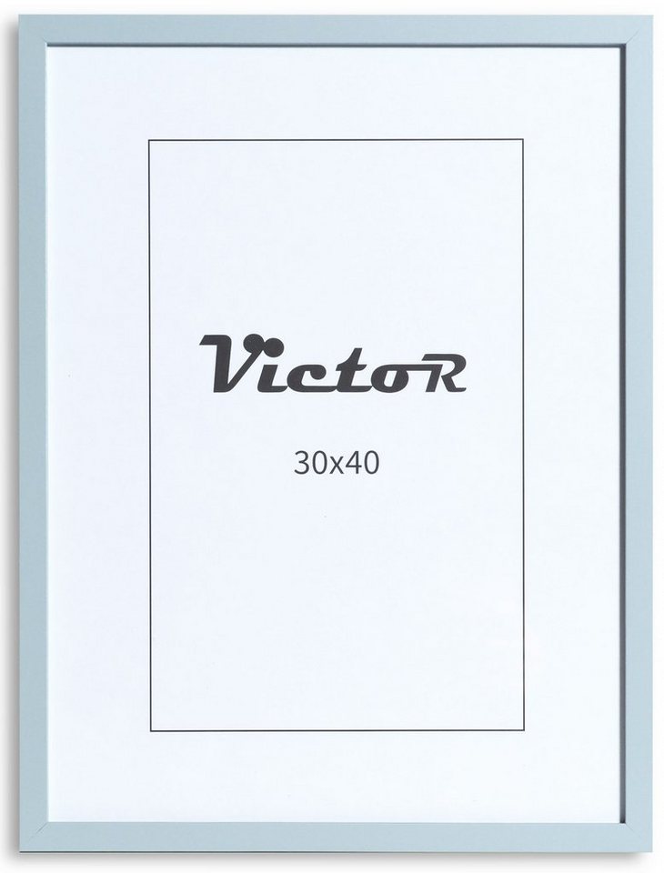 Victor (Zenith) Bilderrahmen Bilderrahmen \"Klee\" - Farbe: Blau - Größe: 30 x 40 cm, Bilderrahmen Blau 30x40 cm (A3), Bilderrahmen Modern von Victor (Zenith)
