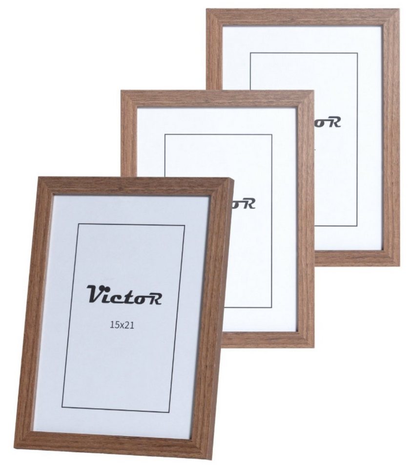 Victor (Zenith) Bilderrahmen Klee, Bilderrahmen Set Braun 15x21 cm (A5), Bilderrahmen Modern von Victor (Zenith)