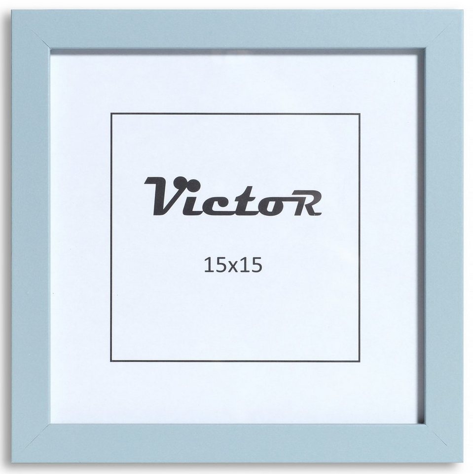Victor (Zenith) Bilderrahmen Bilderrahmen \"Klee\" - Farbe: Blau - Größe: 15 x 15 cm, Bilderrahmen Blau 15x15 cm, Bilderrahmen Modern von Victor (Zenith)