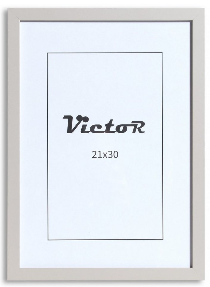Victor (Zenith) Bilderrahmen Klee, Bilderrahmen Grau 21x30 cm (A4), Bilderrahmen Modern von Victor (Zenith)