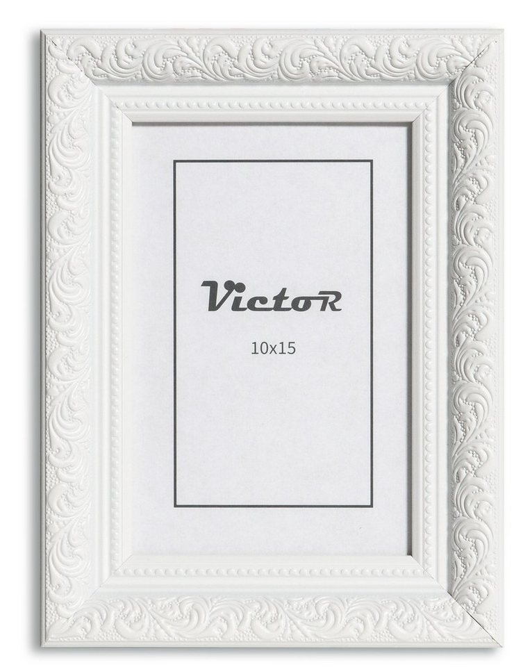 Victor (Zenith) Bilderrahmen Rubens, Bilderrahmen 10x15 cm Weiß A6, Bilderrahmen Barock, Antik von Victor (Zenith)