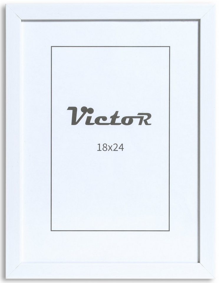 Victor (Zenith) Bilderrahmen Stieler, Bilderrahmen 18x24 cm Weiß, Bilderrahmen Modern von Victor (Zenith)