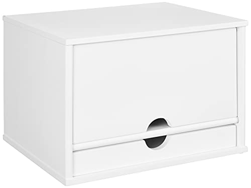 Victor Pure White Desktop Organizer, 27,9 x 32 x 26,9 cm von Victor