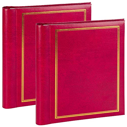 Victoria Collection Fotoalbum, Kunststoff, rot, 2 x 20 Pages von Victoria Collection