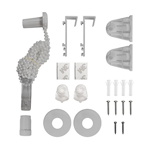 Victoria M. Ersatzteil-Set Komplett-Set für Klemmfix Doppelrollo, mit Klemmhalter, Scheiben, Walzenkapsel, Kettenzuggetriebe, Kunststoff & Metall, Grau Victoria M. Ersatzteil-Set Komplett-Set für Klemmfix Doppelrollo, mit Klemmhalter, Scheiben, Walzenkapsel, Kettenzuggetriebe, Kunststoff & Metall, Grau von Victoria M.
