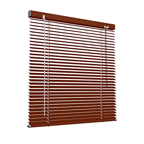 Victoria M. Aluminium Jalousie 100 x 220 cm, holzdunkel, Jalousie ohne Bohren, inkl. Klemmclips Victoria M. Aluminium Jalousie 100 x 220 cm, holzdunkel, Jalousie ohne Bohren, inkl. Klemmclips von Victoria M.