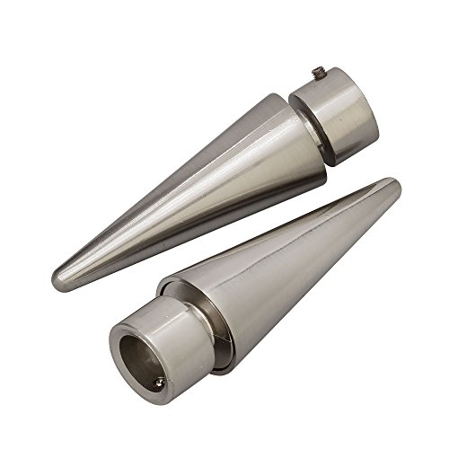 Victoria M. Gardinenstange Endstücke Endkappen Vorhangstange, Ø 16mm, Silber, 2er-Set, Endstück Speer Victoria M. Gardinenstange Endstücke Endkappen Vorhangstange, Ø 16mm, Silber, 2er-Set, Endstück Speer von Victoria M.