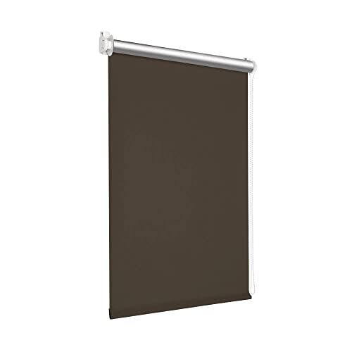 Victoria M. Tenebra Thermorollo Klemmfix Rollo, Verdunkelungsrollo, Hitzeschutz, Sichtschutz, Ohne Bohren, inkl. Montagematerial, 155 x 160 cm, Dunkelbraun Victoria M. Tenebra Thermorollo Klemmfix Rollo, Verdunkelungsrollo, Hitzeschutz, Sichtschutz, Ohne Bohren, inkl. Montagematerial, 155 x 160 cm, Dunkelbraun von Victoria M.