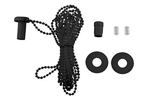 Victoria M. Zugkette für Klemmfix Doppelrollo Duorollo, Ersatzteil Zubehör für Rollos, 300 cm, Kürzbar, Schwarz Victoria M. Zugkette für Klemmfix Doppelrollo Duorollo, Ersatzteil Zubehör für Rollos, 300 cm, Kürzbar, Schwarz von Victoria M.