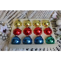 Mid Century Glas Christbaumschmuck von VictorianChics