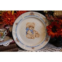 Tienshan Steinzeug Landbär Große Platte/Ersatz Teddybär 80Er Jahre Bärenplatte Tienshan Steinzeug Landbär Große Platte/Ersatz Teddybär 80Er Jahre Bärenplatte von VictorianChics