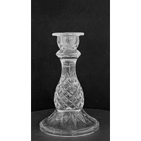 Vintage Massiver Bleikristall Kerzenhalter/Kerzenhalter - Nachlass von VictoriasAtticUS