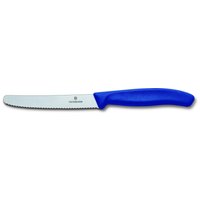 VICTORINOX Gemüsemesser Swiss Classic silber, blau von Victorinox