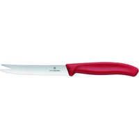 VICTORINOX Wurstmesser Swiss Classic silber, rot von Victorinox