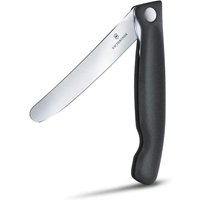 VICTORINOX Gemüsemesser Swiss Classic silber, schwarz von Victorinox