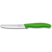 VICTORINOX Gemüsemesser Swiss Classic silber, grün von Victorinox