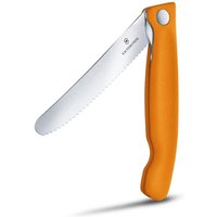 VICTORINOX Gemüsemesser Swiss Classic silber, orange von Victorinox