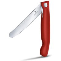 VICTORINOX Gemüsemesser Swiss Classic silber, rot von Victorinox