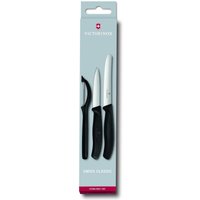 VICTORINOX Gemüsemesser Swiss Classic silber, schwarz von Victorinox