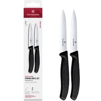 2 VICTORINOX Küchenmesser Swiss Classic silber, schwarz, Klinge: 10,0 cm 2 VICTORINOX Küchenmesser Swiss Classic silber, schwarz, Klinge: 10,0 cm von Victorinox