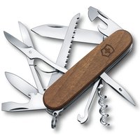 Victorinox - Huntsman Holztaschenmesser 1.3711.63B1 mit 13 Funktionen Enthält Enthält eine Schere, die im Blister präsentiert wird von Victorinox