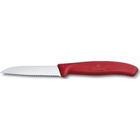 VICTORINOX Kochmesser silber, rot Molybdänstahl von Victorinox