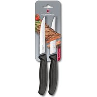 Pizza-Steakmesser mit Wellenschliff, Länge 120 mm - 2er Set Pizza-Steakmesser mit Wellenschliff, Länge 120 mm - 2er Set von Victorinox