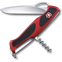 Schweizer Offiziersmesser Victorinox Rangergrip 63 einhändig arretierbare Klinge 5 Funktionen rot und schwarz 0.9523.MC von Victorinox