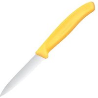 VICTORINOX Küchenmesser Swiss Classic silber, gelb glänzend, Klinge: 8,0 cm VICTORINOX Küchenmesser Swiss Classic silber, gelb glänzend, Klinge: 8,0 cm von Victorinox