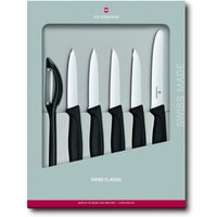 VICTORINOX Gemüsemesser Swiss Classic silber, schwarz von Victorinox