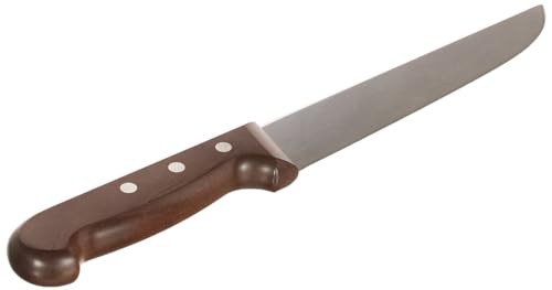 Victorinox, 5.5200.18, Wood, Schlachtmesser, Extra scharfe Klinge, mit geradem Schliff, mit edlem Holzgriff, Braun, Made in Switzerland, von Victorinox