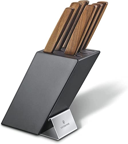 Victorinox, Storage + Cutting Boards, Profi Messerblock, 6-teilig, , aus Holz, braun von Victorinox