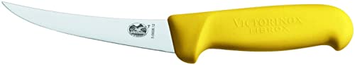 Victorinox Fibrox Kochmesser, Ausbeinmesser, Extra Scharfe Klinge, Rostfreier Stahl, Spülmaschinengeeignet, Swiss Made von Victorinox