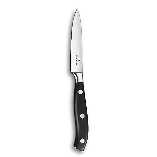 Victorinox, Grand Maître, Profi Officemesser, Extra Scharfe Klinge, gerader Schliff, 10 cm, Robuster Kunststoffgriff, Rostfreier Stahl, schwarz von Victorinox