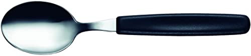 Victorinox Swiss Classic Tafellöffel, Esslöffel, 1-teilig, Rostfreier Stahl, Ergonomischer schwarzer Griff von Victorinox