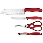 Victorinox Küchengarnitur Edelstahl, Kunststoff V-6.71 31.4G Rot von Victorinox