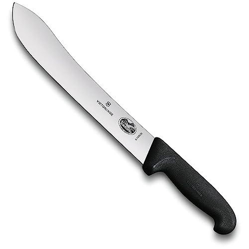 Victorinox Fibrox Küchenmesser Schlachtmesser, Extra Scharfe Klinge, Rostfreier Stahl, Spülmaschinengeeignet, Swissmade von Victorinox