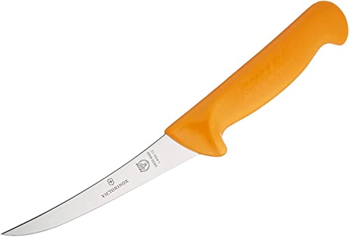 Victorinox Küchenmesser Swibo Ausbeinmesser Normaler Schliff, 13 cm Klingenlänge Messer, Nylon, schwarz von Victorinox