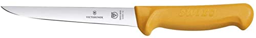 Victorinox, coltello disossatore da cucina Swibo, lama normale da 14 cm, manico in nylon, nero von Victorinox