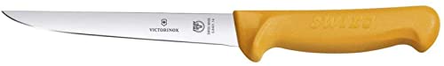 Victorinox, coltello disossatore da cucina Swibo, lama normale da 14 cm, manico in nylon, nero Victorinox, coltello disossatore da cucina Swibo, lama normale da 14 cm, manico in nylon, nero von Victorinox
