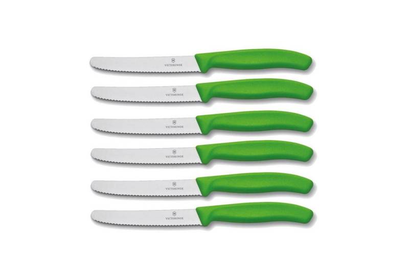 Victorinox Messer-Set Brötchenmesser Tomatenmesser 6-teilig (6-tlg., 6x Messer), Messerset von Victorinox