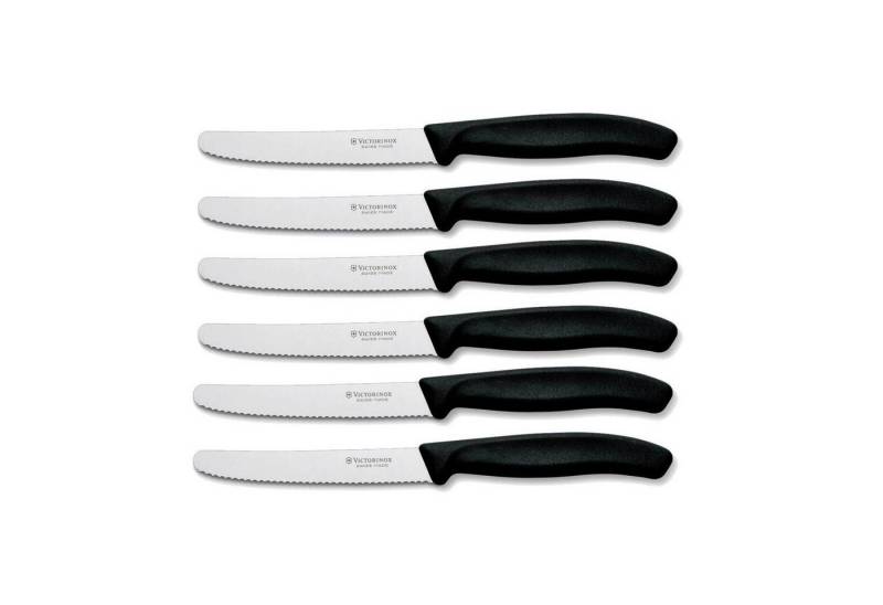 Victorinox Messer-Set Brötchenmesser Tomatenmesser 6-teilig (6-tlg., 6x Messer), Messerset von Victorinox